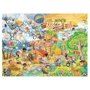 Ravensburger Puzzle 100 pièces XXL : Les 4 saisons pas cher