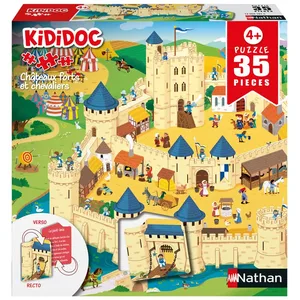 Puzzle 35 pièces Nathan Kididoc Châteaux pas cher