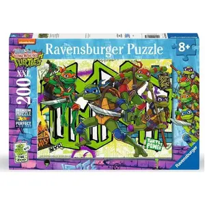 Ravensburger Puzzle 200 pièces XXL : Les tortues invincibles ! pas cher