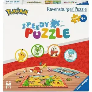 Ravensburger Puzzle 4x35 pieces - speedy puzzle pokemon 12004179 pas cher