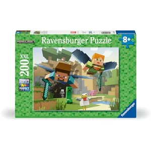 Ravensburger Puzzle 200 pièces : Les aventures de Minecraft pas cher