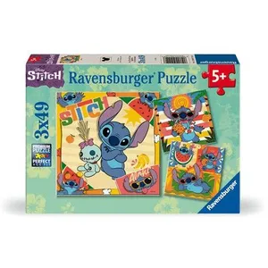 Ravensburger Puzzles 3x49 pièces : Aloha ! -Disney Stitch