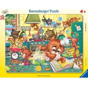Ravensburger Puzzle cadre 48 pièces : Les chatons en folie pas cher
