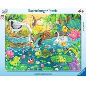 Ravensburger Puzzle cadre 30 pièces : L'été à l'étang pas cher