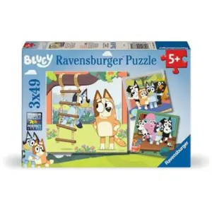 Ravensburger Kinderpuzzle 3x49 Teile - Bluey - Bluey (49 pièces)