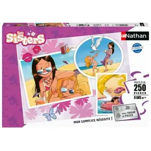 Puzzle 250 pièces Nathan Souvenirs de vacances Les Sisters pas cher