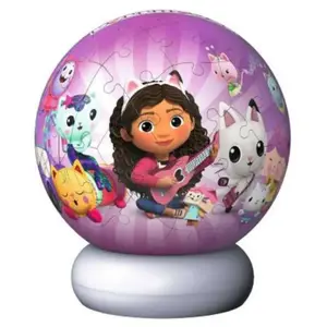 Comparateur de prix : Puzzle 3D Ball 72 pièces Illuminé : Gabby's Dollhouse