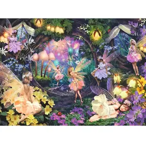 Puzzle 100 pièces phosphorescentes Ravensburger - Jardin des Fées pas cher