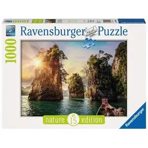 Ravensburger 13968 Ravensburger Die Berge in Cheow, Thailand Puzzle 1000 Teile