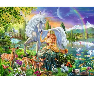 Puzzle 200 Pièces : Star Line - Rencontre Magique, Ravensburger pas cher