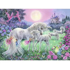 Ravensburger Moonlight Unicorns Puzzle 13670 Color Starline pas cher