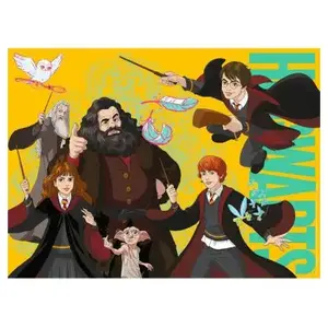 Puzzle 100 pièces XXL : Harry Potter et autres sorciers Ravensburger pas cher