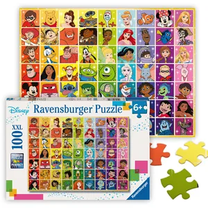 Ravensburger Puzzle 100 pièces XXL : La palette de couleurs Disney Coloris Unique pas cher