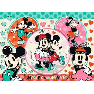 Puzzle 150 pièces Ravensburger - Mickey et Minnie pas cher
