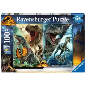 Ravensburger Puzzle 100 p XXL - Les especes de dinosaures Jurassic World pas cher