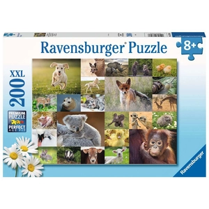 Ravensburger Puzzle 200 pièces XXL : Adorables bébés animaux Coloris Unique pas cher