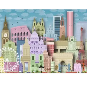 Puzzle Ravensburger XXL Europe colorée 300 pièces pas cher