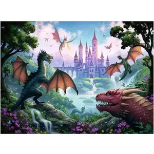 Puzzle enfants 300 p XXL Dragon magique - Dès 9 ans - 13356 - Ravensburger pas cher