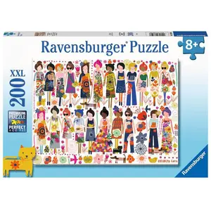 Puzzle XXL 200 pièces  - Amitié florale - Ravensburger