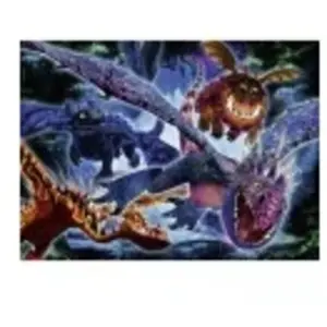 Ravensburger Puzzle phosphorescent - Comment dresser votre dragon, 100 pièces pas cher