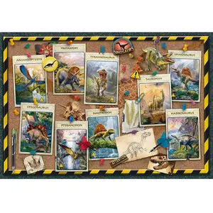 Puzzle 100 pièces XXL Ravensburger Collection de dinosaures pas cher