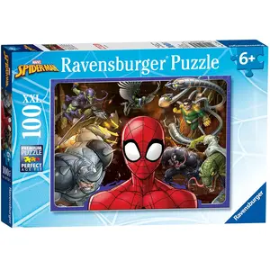 Ravensburger Marvel Spiderman 100 Piece Jigsaw Puzzle for Kids Age 6 Years and Up