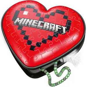 Puzzle 3D - Boite Coeur - Minecraft 54 Pièces  Ravensburger