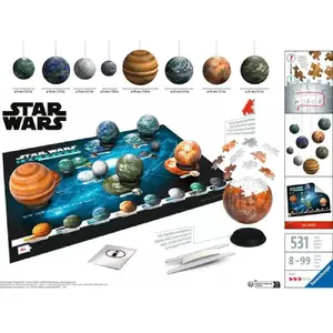 Comparateur de prix : Ravensburger - 3D Puzzle Star Wars Planet Of The Galaxy, 531st. 115778