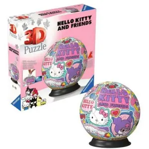 Puzzle 3D Ball 72 pièces : Hello Kitty