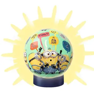 Puzzle 72 pièces 3D Ball illuminé - Minions 2 Ravensburger TU pas cher