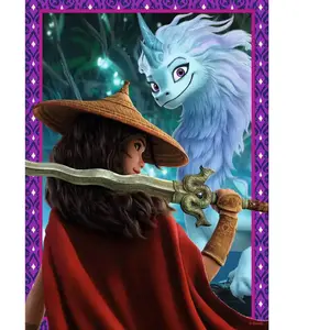 Ravensburger Puzzle 150 p XXL - Les aventures de Raya et Sisu / Disney Raya et le d... pas cher