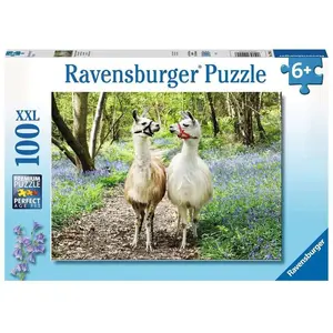Ravensburger - Lame liefde 12941   Amitié Douce 100 pièces XXL   Puzzle pour Enfants à partir de 6 Ans, Couleur Jaune