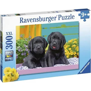 Ravensburger - Puzzle Enfant - Puzzle 300 p XXL - Labradors Noirs - Dès 9 Ans - 12950 pas cher
