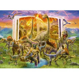Puzzle Ravensburger - Dictionnaire Dino, 300 pièces XXL pas cher