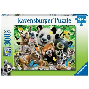 Puzzle 300 pièces XXL Le selfie des animaux sauvages Ravensburger TU pas cher