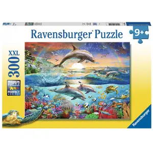 Ravensburger Puzzle Éducatif Le Paradis Des Dauphins - 300 Pièces pour Enfants - Neuf pas cher