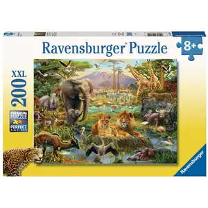 Puzzle 200 pièces XXL : Animaux de la savane Ravensburger-12891 pas cher