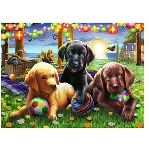 Puzzle Ravensburger - Chats au pique-nique, 100 pièces XXL