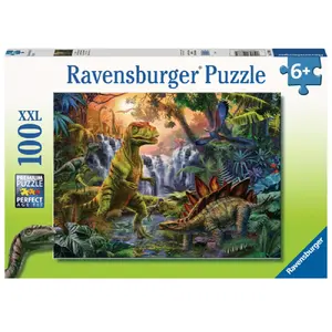 Puzzle 100 pièces XXL Ravensburger L'oasis des dinosaures pas cher