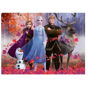 Puzzle 100 pièces XXL Ravensburger La Reine des Neiges 2 Magie Forêt Disney pas cher