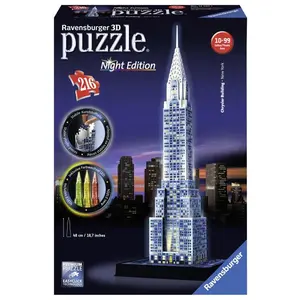 Puzzle 3D 216p Chrysler Building illuminé Ravensburger pas cher
