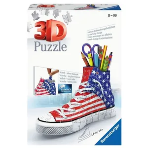 Ravensburger - Puzzle 3D porte-crayons pantoufles - 108 pièces T.U