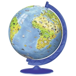 Comparateur de prix : Ravensburger Puzzle 3D Globe Terrestre 180 pièces - Découverte du monde ludique - Neuf