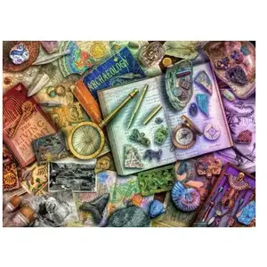 Puzzle 500 p - Le bureau de l'archéologue - Ravensburger Puzzle - 00017520 pas cher