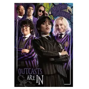 Puzzle 300 pièces - RAVENSBURGER - Mercredi - Nevermore Academy - Fantastique pas cher