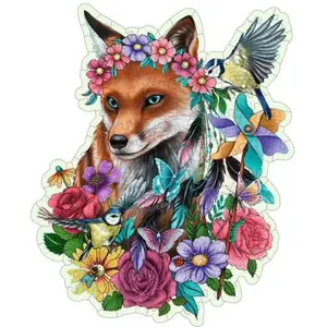 Comparateur de prix : Ravensburger - Puzzle en bois Renard coloré - 150 pieces