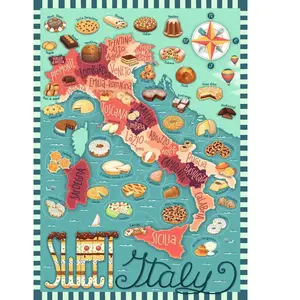 Ravensburger Puzzle 1000 pièces : Tournée des desserts italiens pas cher