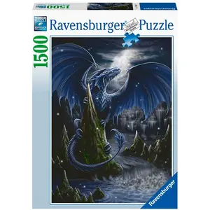 Ravensburger - Puzzle 1500 pieces - Le dragon bleu pas cher