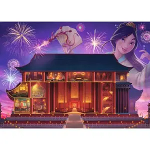 Puzzle Ravensburger Mulan Collection Château Disney 1000 pièces pas cher