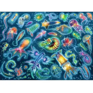 Ravensburger Puzzle 500 pièces : Espèces sous-marines colorées pas cher